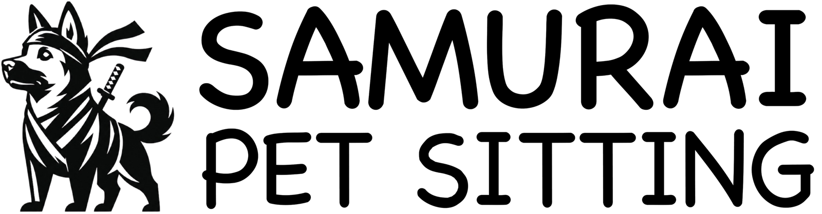 Samurai Pet Sitting Logo